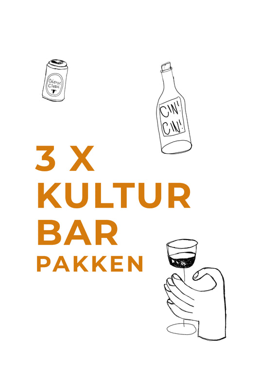 3 X Kulturbar Pakken